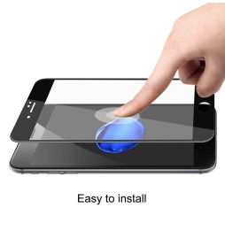 Volledig scherm gehard glas screenprotector voor iPhone SE 2020/7/8 (Zwart) voor €14.95