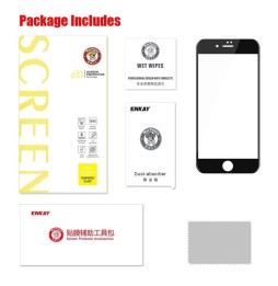 Vollbild Panzerglas Displayschutz für iPhone SE 2020/7/8 (Schwarz) für €14.95