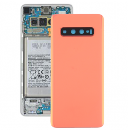 Battery Back Cover with Lens for Samsung Galaxy S10 SM-G973 (Pink)(With Logo) at 15,75 €