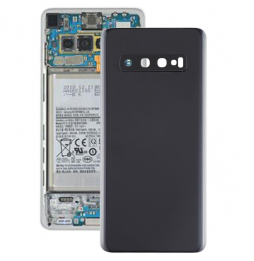 Battery Back Cover with Lens for Samsung Galaxy S10 SM-G973 (Black)(With Logo) at 15,75 €