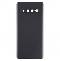 Cache arrière avec lentille pour Samsung Galaxy S10 SM-G973 (Noir)(Avec Logo) à 15,75 €