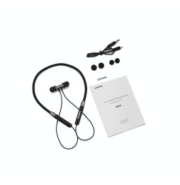 Lenovo HE05 nekgemonteerde magnetische in-ear Bluetooth-headset (Rood) voor €23.95