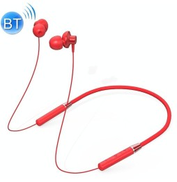 Écouteurs Bluetooth intra-auriculaires tour de cou magnétiques Lenovo HE05 (Rouge) à €23.95