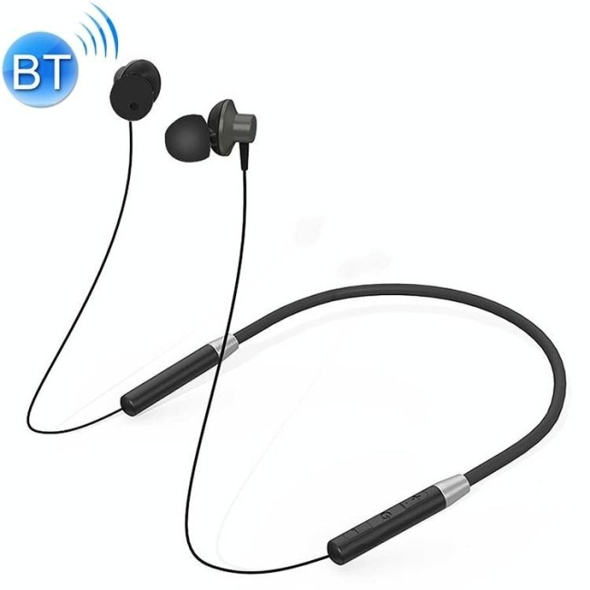 Écouteurs Bluetooth intra-auriculaires tour de cou magnétiques Lenovo HE05 (Noir) à €23.95