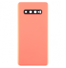 Rückseite Akkudeckel mit Linse für Samsung Galaxy S10+ SM-G975 (Pink)(Mit Logo) für 12,75 €