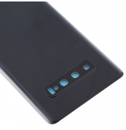 Cache arrière avec lentille pour Samsung Galaxy S10+ SM-G975 (Noir)(Avec Logo) à 12,75 €