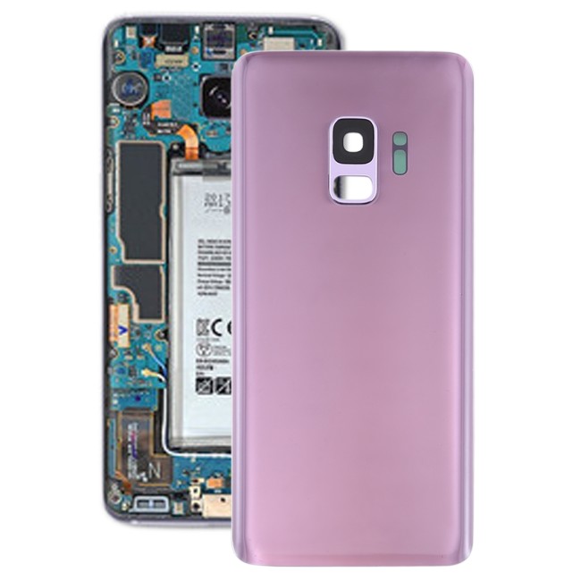Battery Back Cover with Lens for Samsung Galaxy S9 SM-G960 (Purple)(With Logo) at 12,90 €