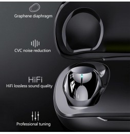 Écouteurs intra-auriculaire Bluetooth 5.0 Lenovo Mini Invisible à 83,97 €