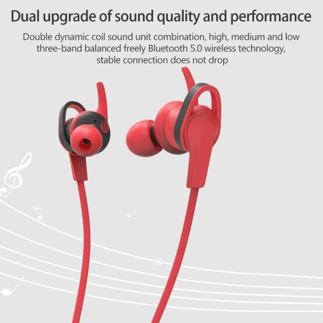 Écouteurs Lenovo thinkplus Pods One Sports Bluetooth 5.0 (rouge) à 142,63 €