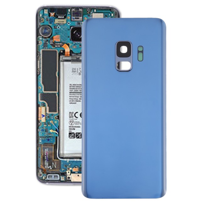 Battery Back Cover with Lens for Samsung Galaxy S9 SM-G960 (Blue)(With Logo) at 12,90 €