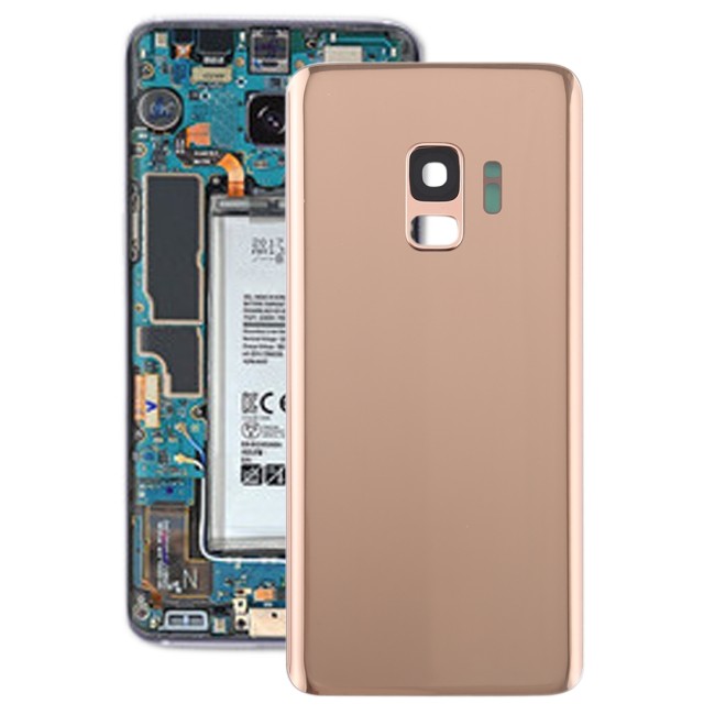Battery Back Cover with Lens for Samsung Galaxy S9 SM-G960 (Gold)(With Logo) at 12,90 €