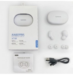 Lenovo XT91 Ruisonderdrukkende mini draadloze Bluetooth oortelefoon met oplaaddoos en LED display voor 41,04 €