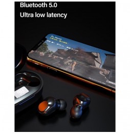 Mini Écouteurs Bluetooth sans fil Lenovo XT91 à réduction de bruit avec boîtier de chargement et écran LED à 41,04 €