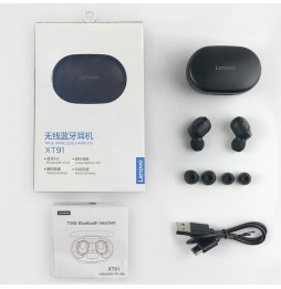 Lenovo XT91 Noise Cancelling Mini Wireless Bluetooth-Kopfhörer mit Ladebox und LED-Display für 41,04 €