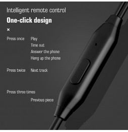 Lenovo HF130 In ear oortelefoon met hoge geluidskwaliteit (zwart) voor €15.95