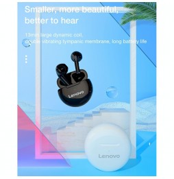 Original Lenovo HT38 Bluetooth 5.0 Noise Reduction Wireless Bluetooth Earphone with Charging Box (White) at 48,30 €