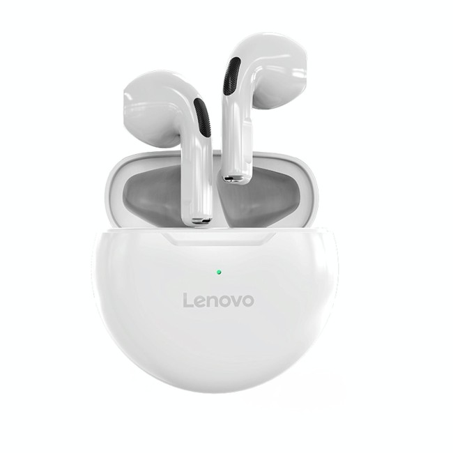 Original Lenovo HT38 Bluetooth 5.0 Noise Reduction Wireless Bluetooth Earphone with Charging Box (White) at 48,30 €