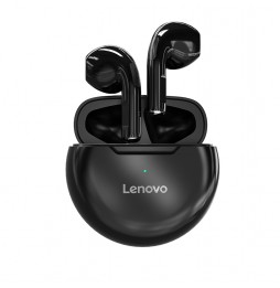 Écouteurs Bluetooth sans fil Lenovo HT38 Bluetooth 5.0 à réduction de bruit avec boîtier de chargement (noir) à 48,30 €