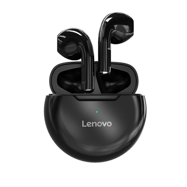 Original Lenovo HT38 Bluetooth 5.0 Noise Reduction Wireless Bluetooth Earphone with Charging Box (Black) at 48,30 €