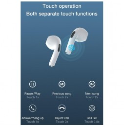 Écouteurs Bluetooth sans fil Lenovo HT38 Bluetooth 5.0 à réduction de bruit avec boîtier de chargement (noir) à 48,30 €