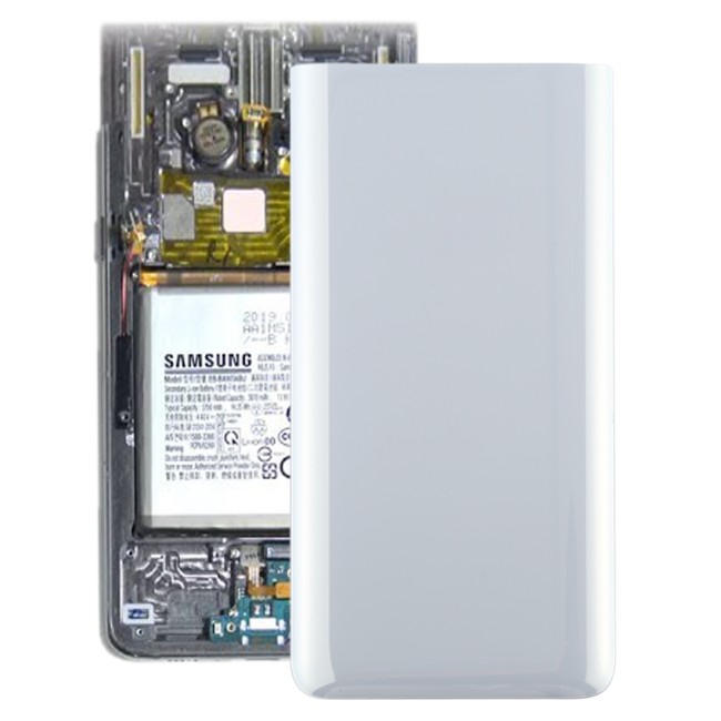 Battery Back Cover for Samsung Galaxy A80 A90 SM-A805 (Silver)(With Logo) at 16,90 €