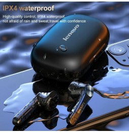 Original Lenovo QT81 TWS IPX4 Waterproof CVC8.0 Noise Reduction Bluetooth Earphone with Charging Box & 3 Screens at 24,43 €