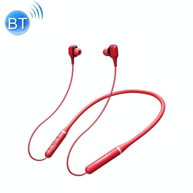 Écouteurs de sport Bluetooth Lenovo XE66 avec réduction de bruit et fonction appel (rouge) à 19,97 €