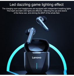 Écouteurs de jeu Bluetooth Lenovo XG01 avec double micro, réduction du bruit et boîtier de chargement à 47,72 €