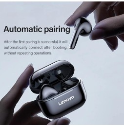 Écouteurs Bluetooth étanche Lenovo LivePods LP40 TWS IPX4 avec boîtier de chargement, prise en charge des appels HD, tactiles...
