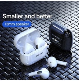 Original Lenovo LivePods LP40 TWS IPX4 Waterproof Bluetooth Earphone with Charging Box, Support Touch & HD Call & Siri at €22.50