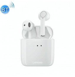 Écouteurs sans fil Lenovo QT83 Bluetooth 5.0 de qualité sonore Hifi avec boîtier de charge magnétique, tactile, appel HD, Ass...