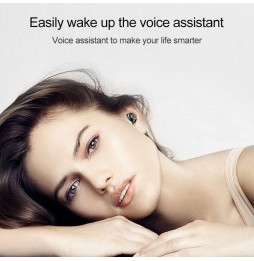 Écouteurs sans fil Bluetooth 5.0 Touch Lenovo X18 avec boîtier de chargement, fonction appel et Siri (blanc) à 42,42 €