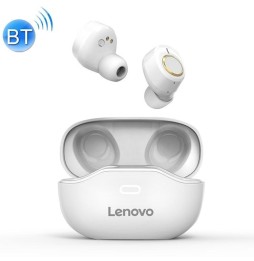 Écouteurs sans fil Bluetooth 5.0 Touch Lenovo X18 avec boîtier de chargement, fonction appel et Siri (blanc) à 42,42 €
