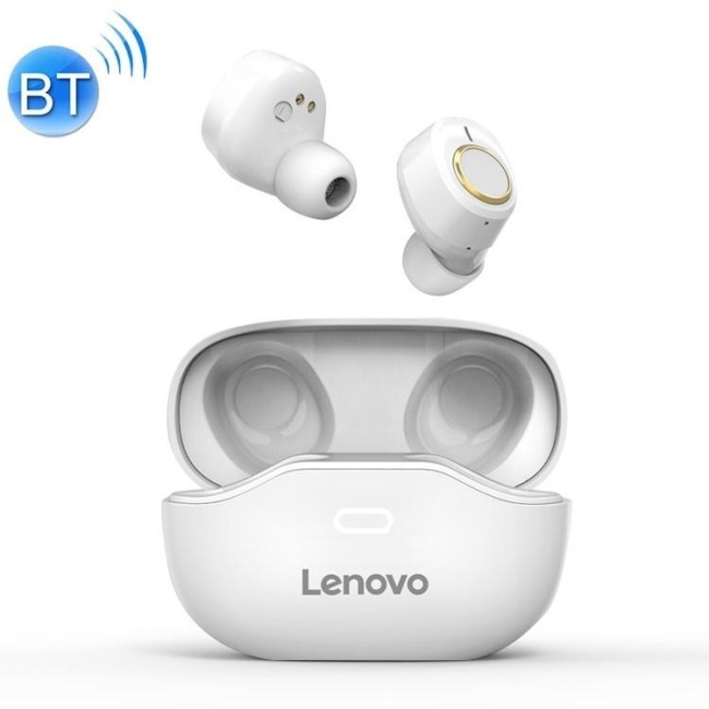 Original Lenovo X18 IPX4 Waterproof Bluetooth 5.0 Touch Wireless Earphone with Charging Box, Support Call & Siri (White) at 4...