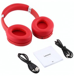 Original Lenovo HD700 Active Noise Cancelling Wireless Bluetooth 5.0 Headset (Red) at 117,23 €