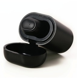 WK P6 Unilateral Bluetooth Earphone with Charging Case (Black) at 20,05 €