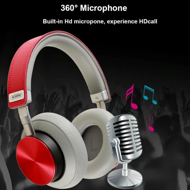 Opvouwbare draadloze hoofdtelefoon WK BH800 Bluetooth 4.1, belfunctie voor 138,61 €