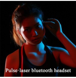 WK V13 Bluetooth 5.0 Pulse Laser Contrôle filaire Écouteurs Bluetooth, fonction appel (noir) à 51,64 €