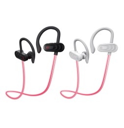 WK V13 Bluetooth 5.0 Pulse Laser Wired Control Bluetooth Earphone, Support Call (White) at 51,64 €
