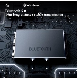 WK V13 Bluetooth 5.0 Pulslaser-Kabelsteuerung Bluetooth-Kopfhörer, Anruffunktion (weiß) für 51,64 €