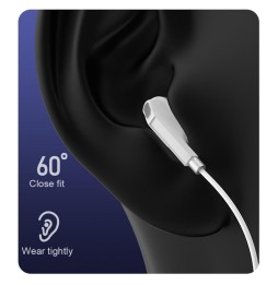 WK V16 Bluetooth 5.0 Magnetic Attraction Sport-Bluetooth-Kopfhörer mit zwei beweglichen Spulen (weiß) für 21,72 €