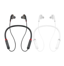 WK V16 Bluetooth 5.0 Magnetic Attraction Sport-Bluetooth-Kopfhörer mit zwei beweglichen Spulen (weiß) für 21,72 €
