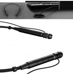 WK Ling Yue Serie BD550 Bluetooth 4.1 Magnetische Adsorptionskopfhörer mit Halshalterung (schwarz) für 39,05 €