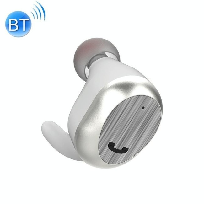 WK BS170 enkele draadloze oortelefoon Bluetooth 4.2, oproepfunctie, spraakassistent en IOS displaybatterij (wit) voor 16,05 €