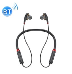 WK V16 Bluetooth 5.0 Magnetically-attracted Dual Moving Coil Neck-mounted Sports Bluetooth Earphone (Black) at 21,72 €