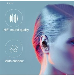 WK V20 TWS Bluetooth 5.0 draadloze oortelefoon met oplaaddoos, oproepfunctie (wit) voor 29,18 €