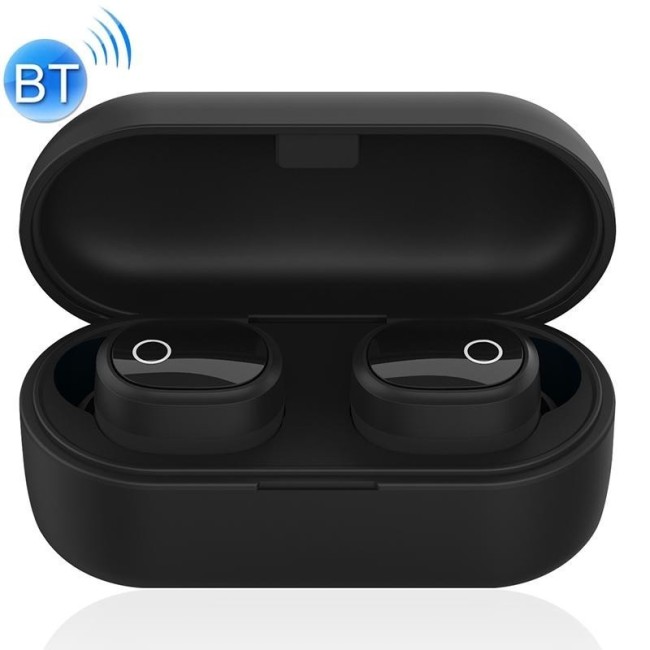 WK V20 TWS Bluetooth 5.0 draadloze oortelefoon met oplaaddoos, oproepfunctie (zwart) voor 29,18 €