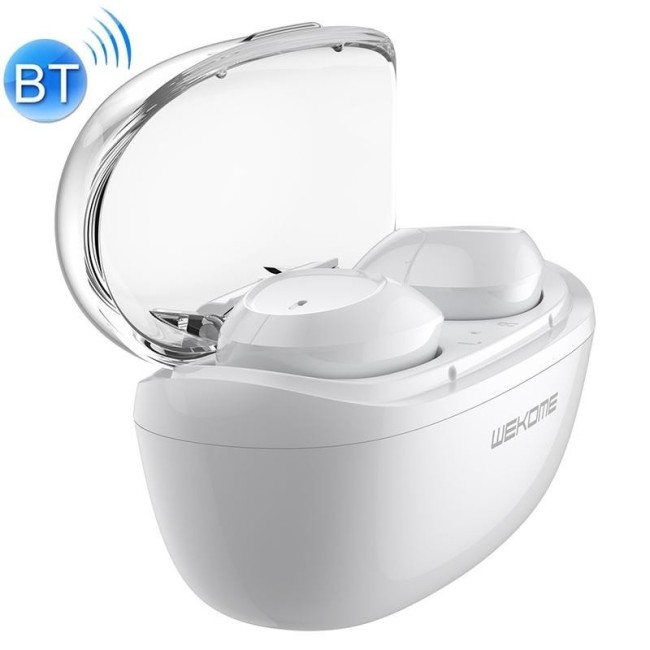 WK V25 TWS Bluetooth 5.0 draadloze oortelefoon met apparaatopname, oplaaddoos, HD oproepen en Siri (wit) voor 27,09 €