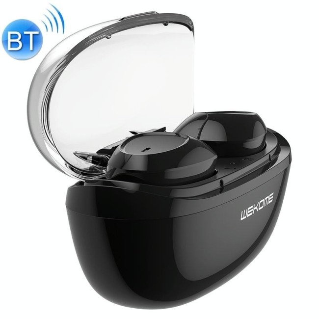 WK V25 TWS Bluetooth 5.0 Touch Wireless Earphone with Memory Connection & Charging Box, Support HD Calls & Siri (Black) at 27...
