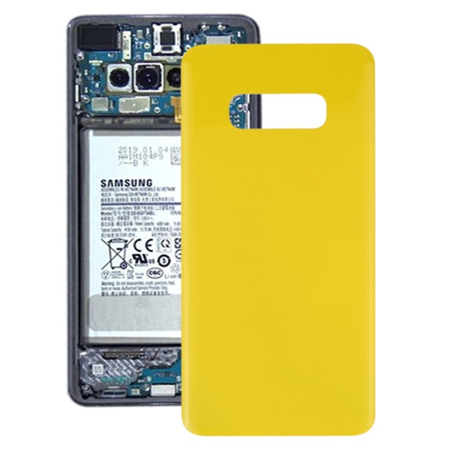 Achterkant voor Samsung Galaxy S10e SM-G970 (Geel)(Met Logo) voor 12,49 €
